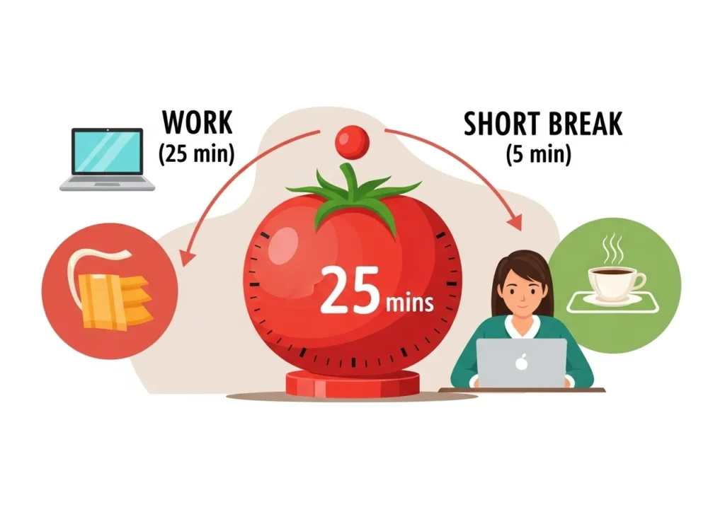 Техніка Pomodoro: як працювати 25 хвилин та робити перерви для покращення концентрації уваги