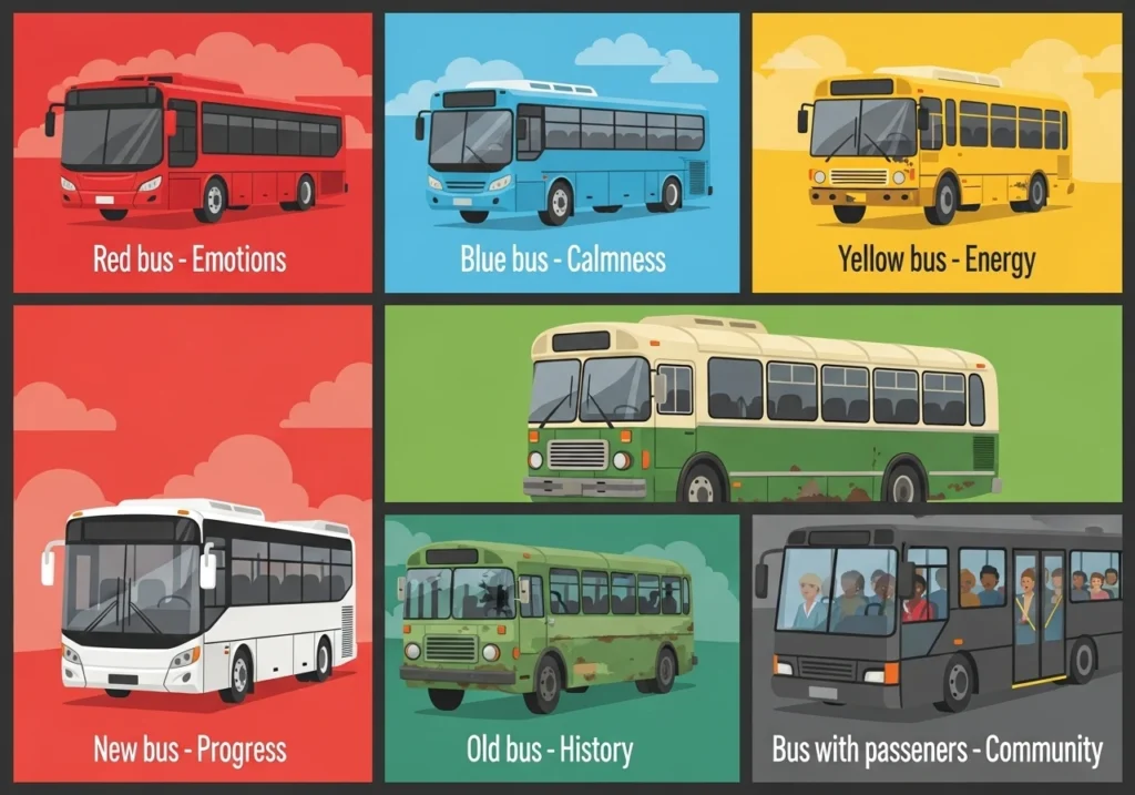 Деталі сну про автобус: значення кольору, стану і пасажирів у сні